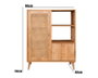 Hanah Home Hazeran Multi Armario Multiusos en Roble